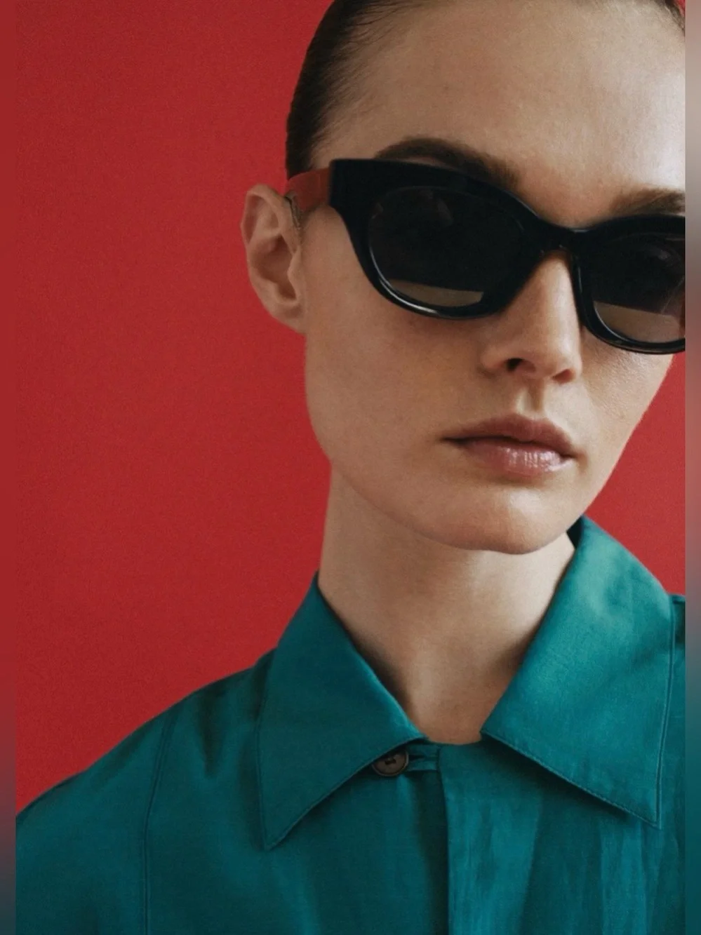 ZARA PREPPY SUNGLASSES BLACK NWT